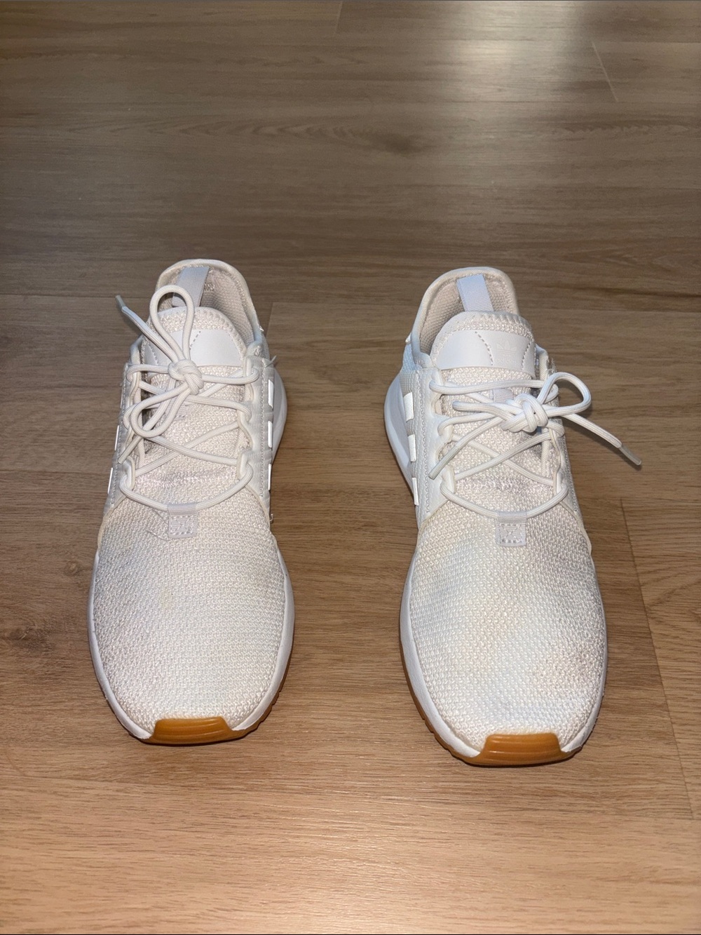 Men's Lightweight Knit Sneakers in Off-White